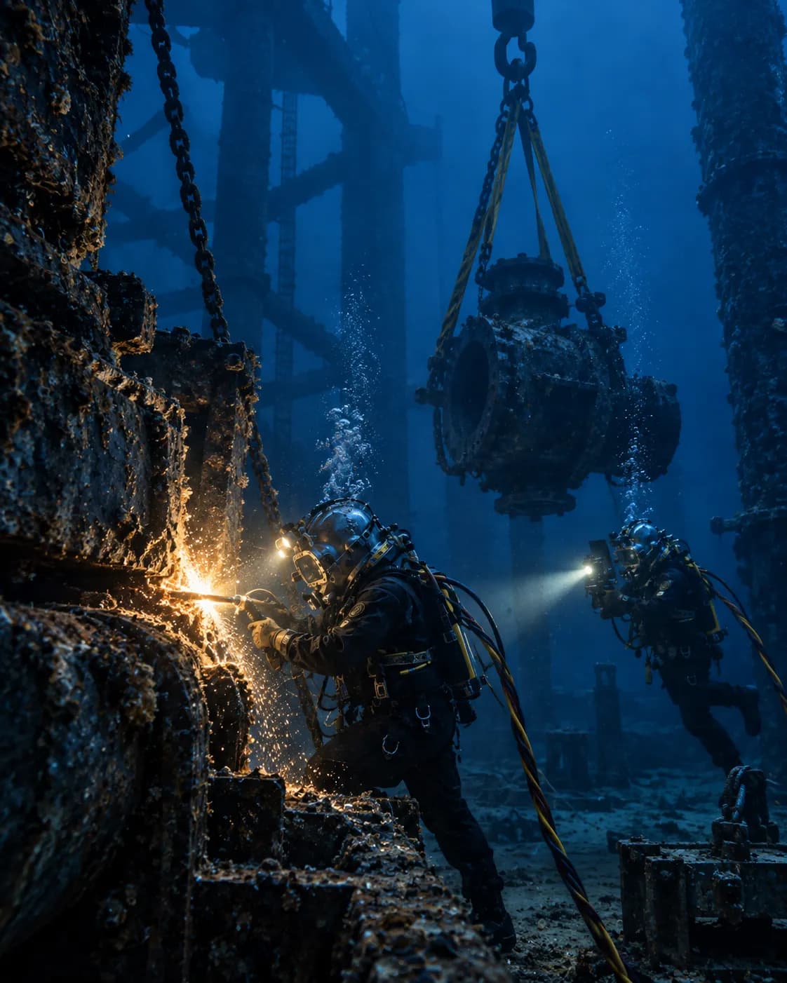 Underwater Cutting, Welding and Salvage
