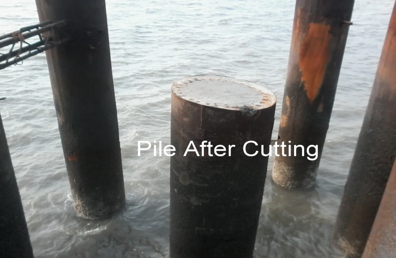 Pile After Cutting