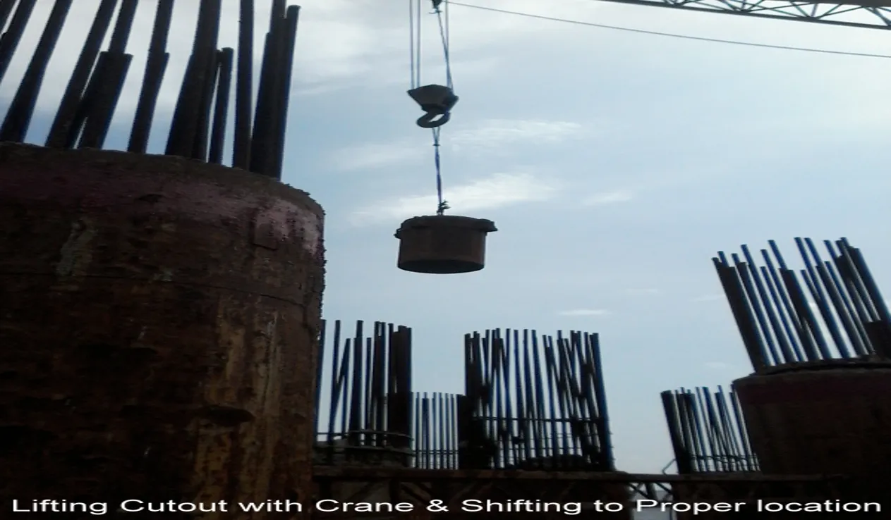 Pile Removed After Cut